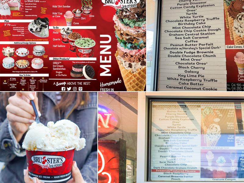 Bruster's Real Ice Cream Menu