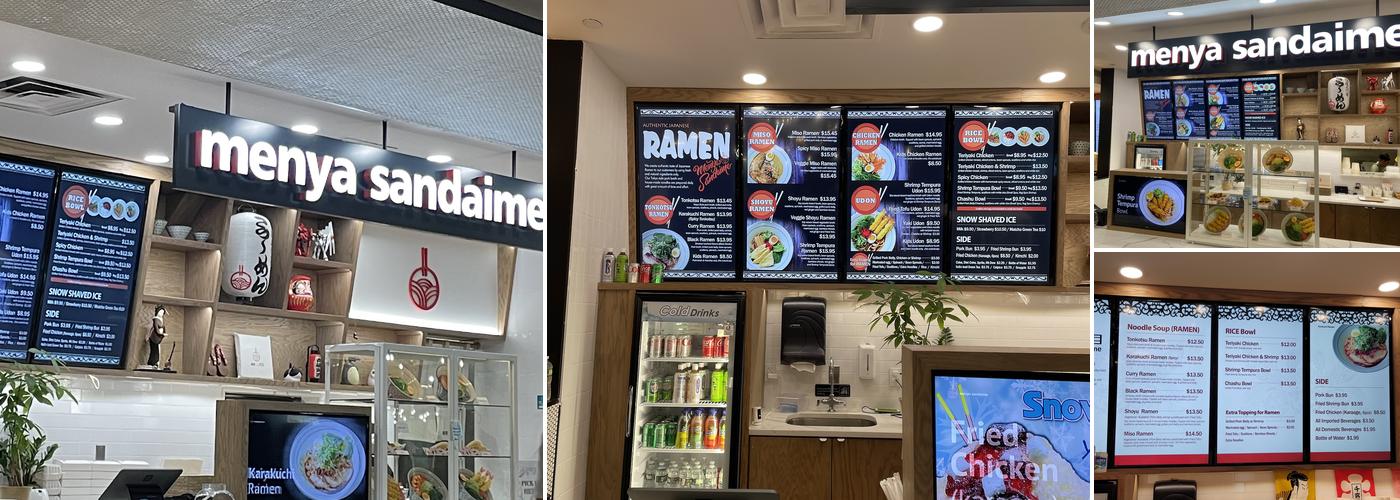 Menya Sandaime Menu