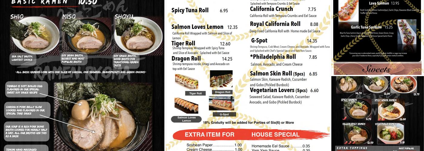 Ramen Ryoma Menu