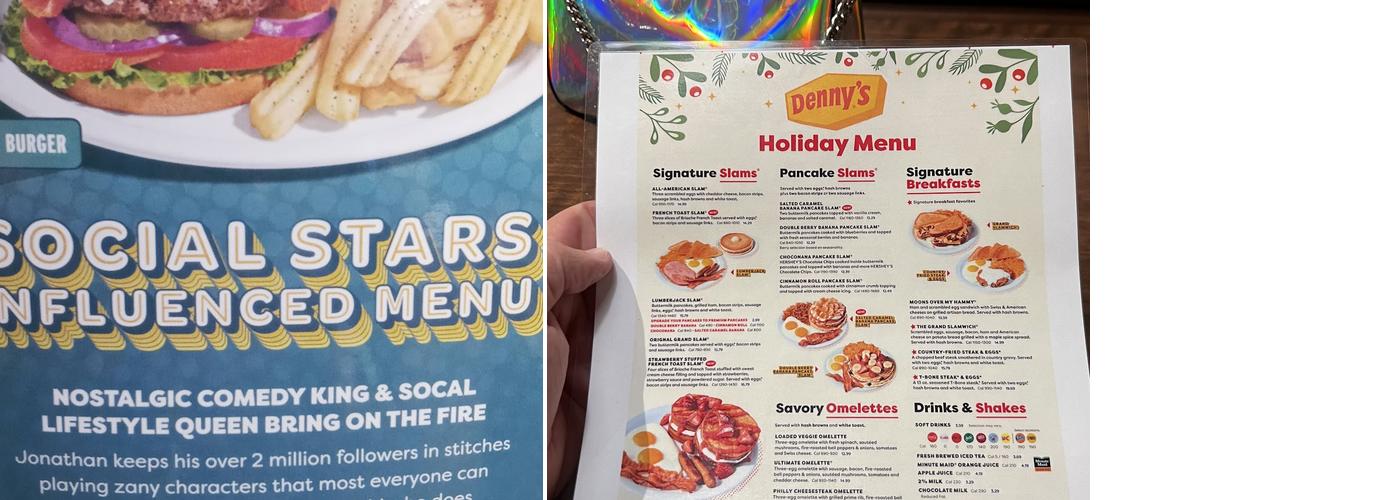 Denny's Menu