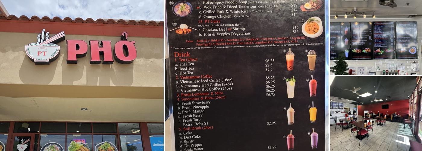 PT PHO Express - Carefree & I -17 Menu