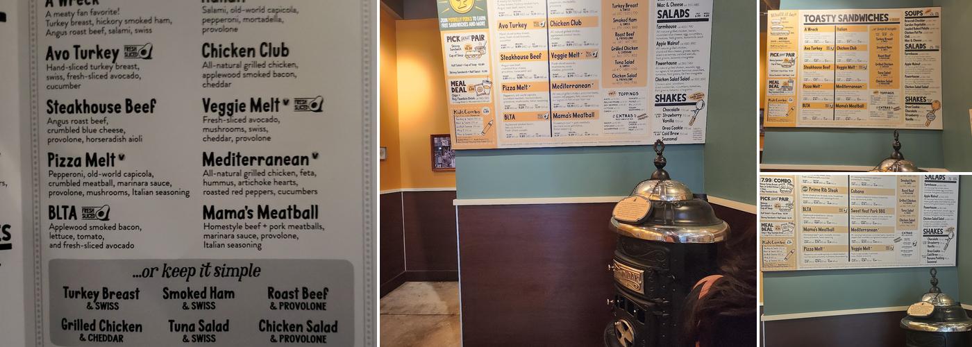 Potbelly Menu