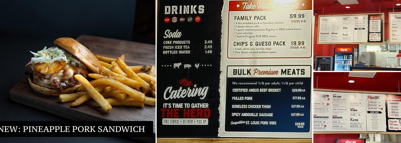 R&R BBQ Menu