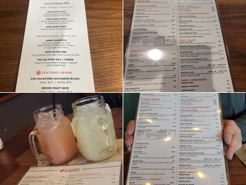 Jack Stack Barbecue - Lenexa Menu