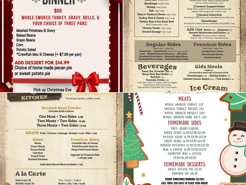 Mr. Mule’s Kitchen Menu