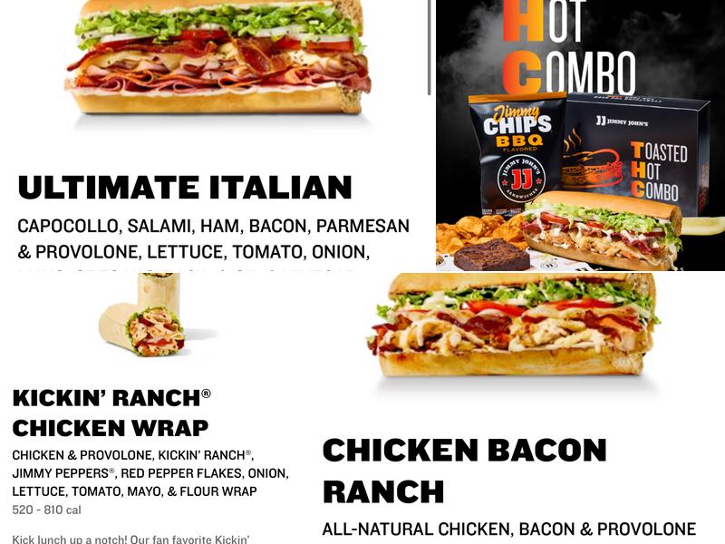 Jimmy John's Menu