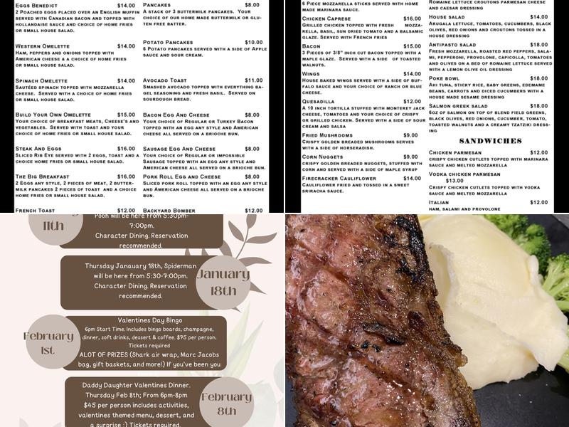 Elli’s Backyard Menu