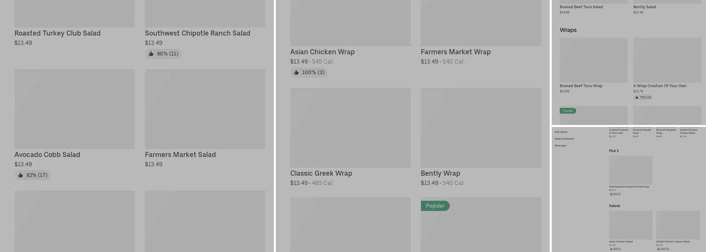 Saladworks Menu
