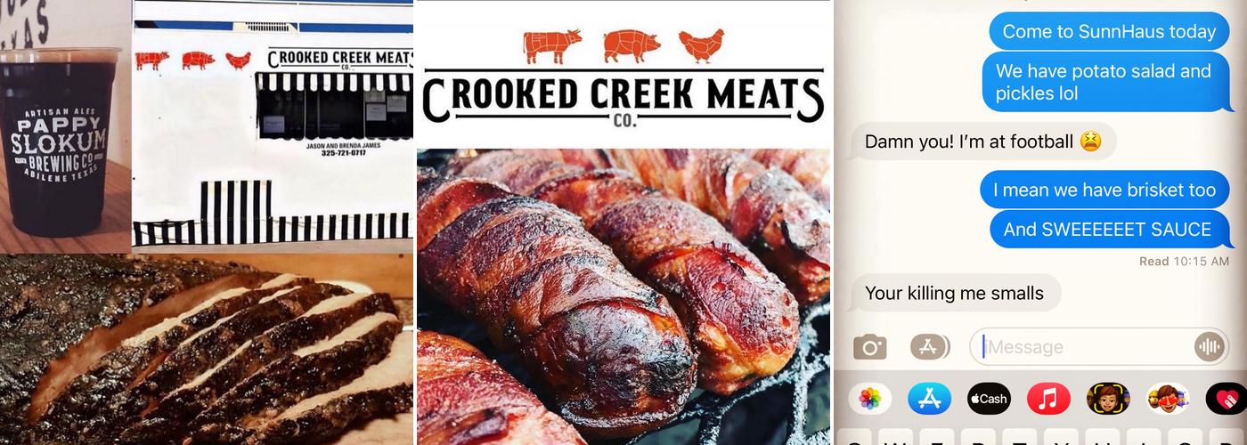 Crooked Creek Meats Menu