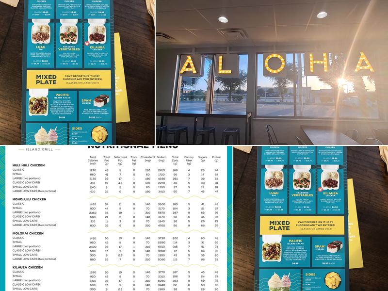 Hawaiian Bros Island Grill Menu