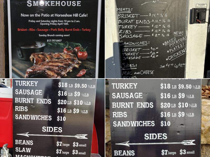 Indian Creek Smokehouse Menu