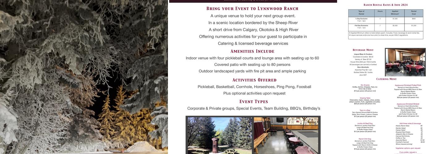 Lynnwood Ranch Menu