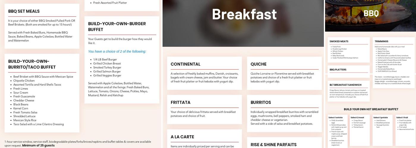 Yo-Bones BBQ Catering Menu