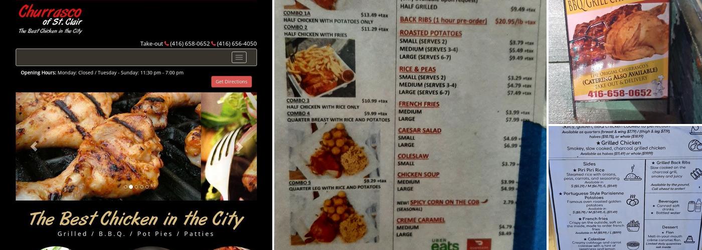 Churrasco of St.Clair Menu