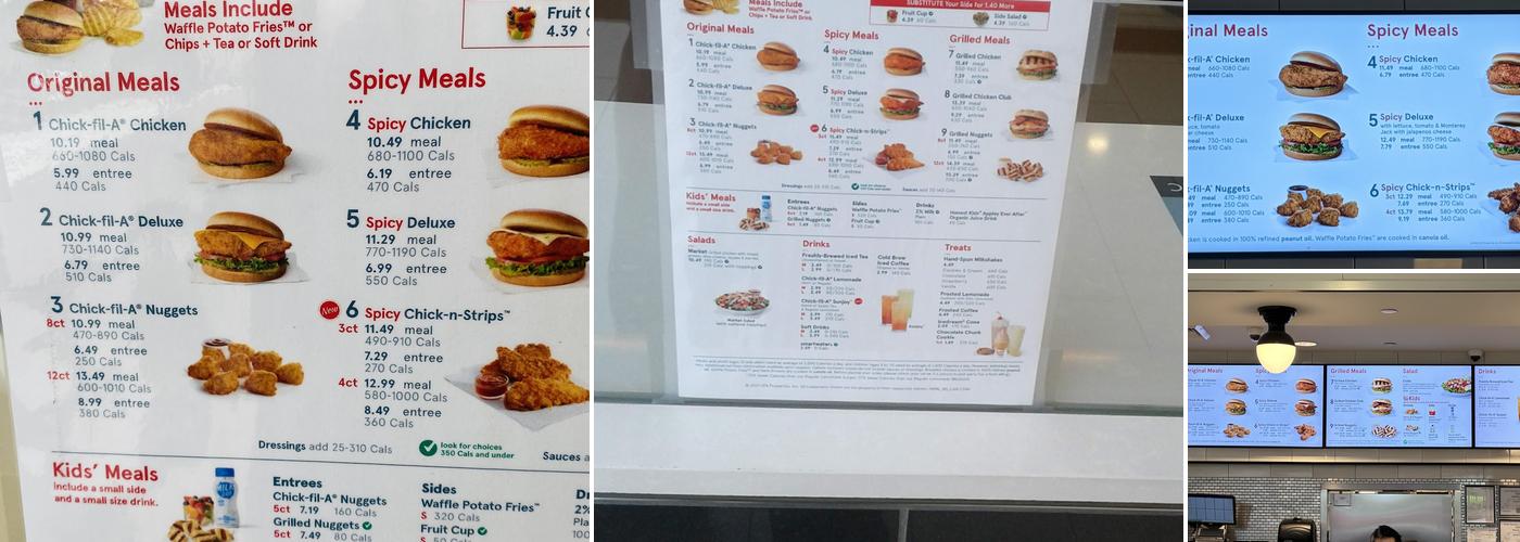 Chick-fil-A Menu
