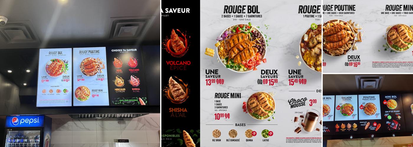 Poulet Rouge Côte-des-Neiges Menu