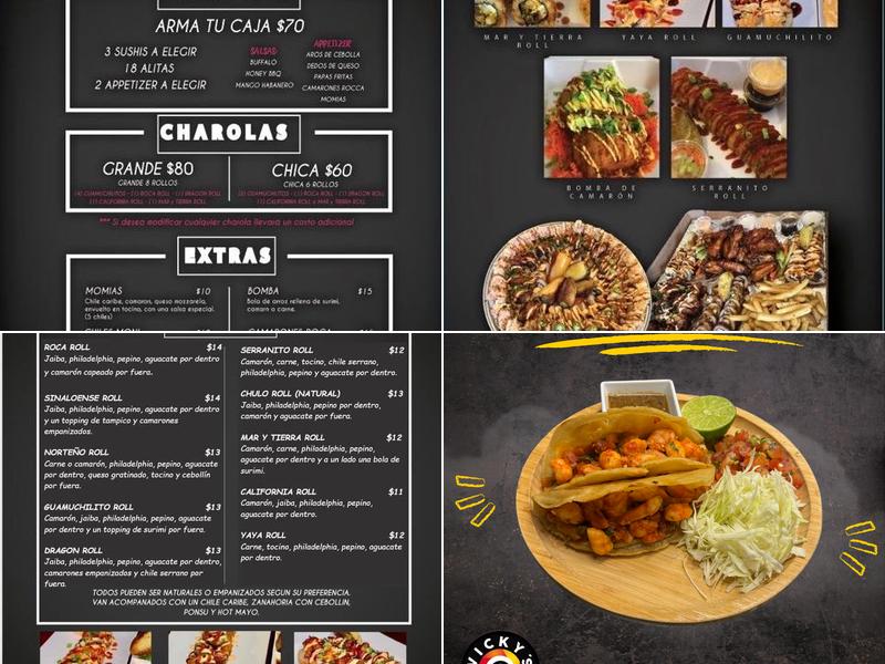 Vicky’s sushi Y Mariscos Menu