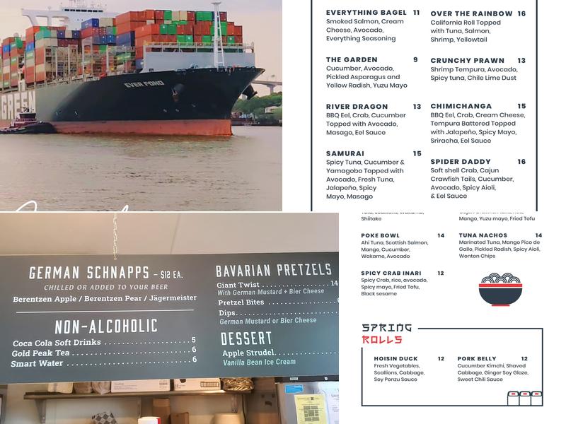 Riverside Biergarten Menu