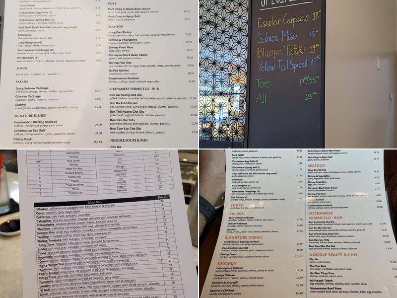 Oishii Sushi & Pan-Asian - Plano Menu