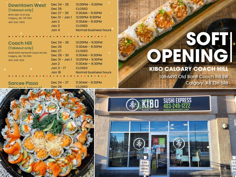 Kibo Sushi Calgary Coach Hill