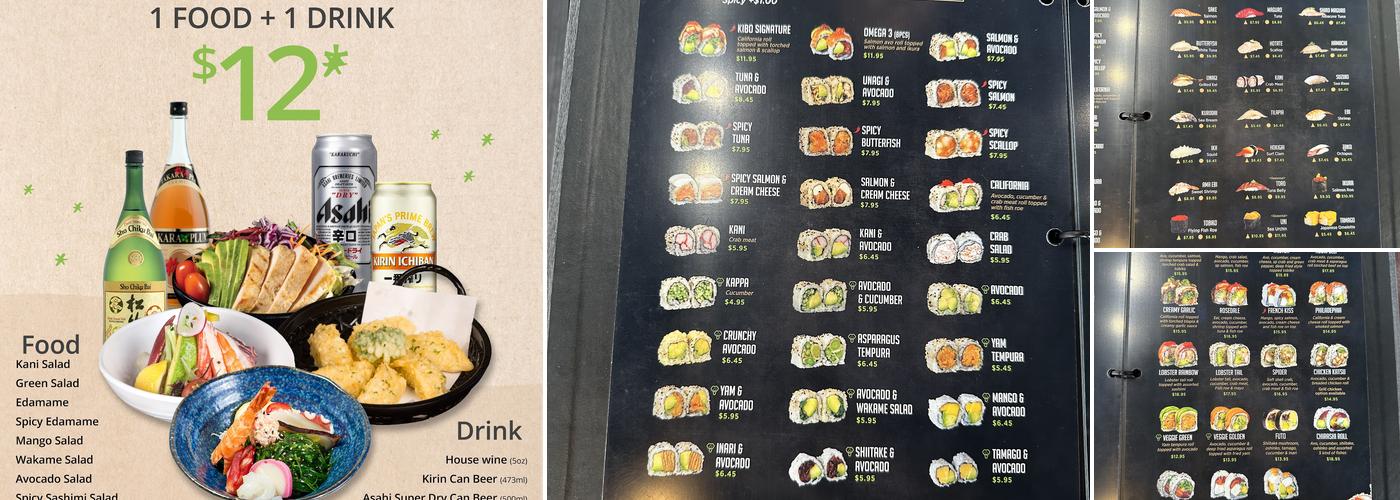 Kibo Sushi House - Brampton Menu