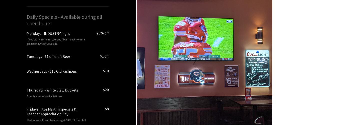 The District House Menu