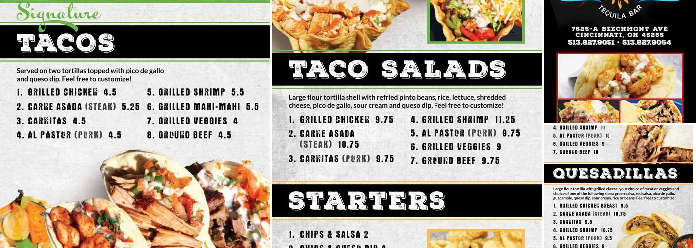Cabo Taco Menu