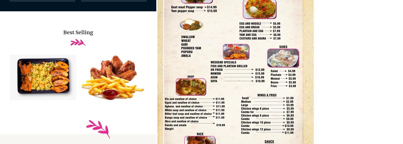Ike's Kitchen Menu