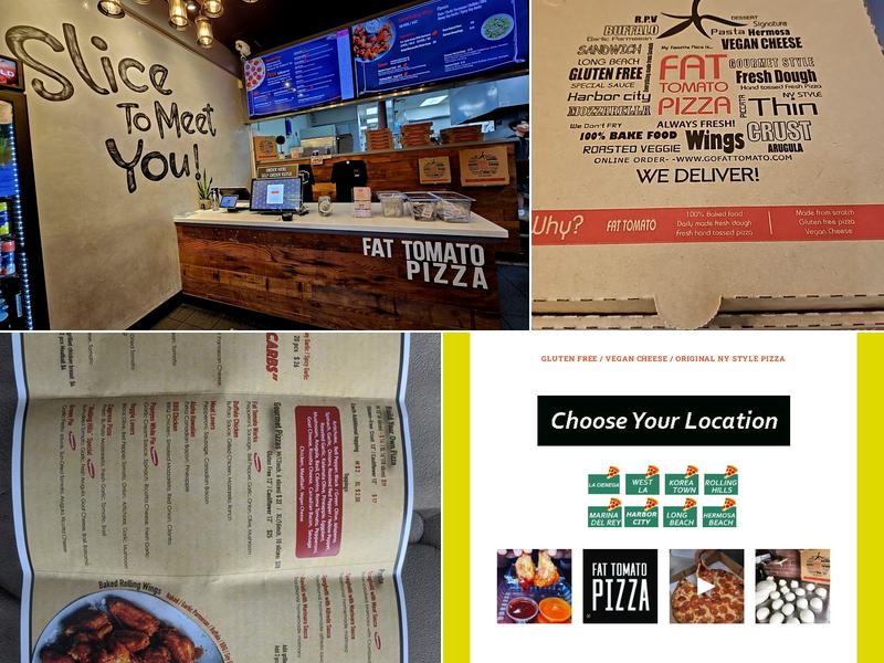 Fat Tomato Pizza Menu