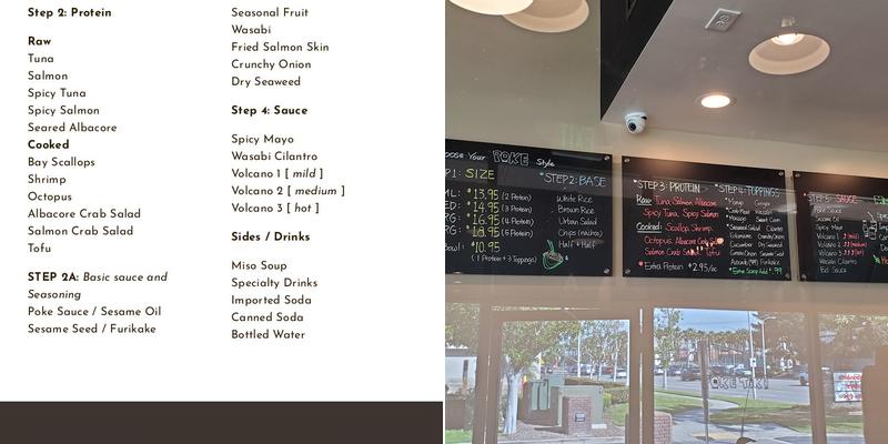 Poke Tiki - Irvine Menu