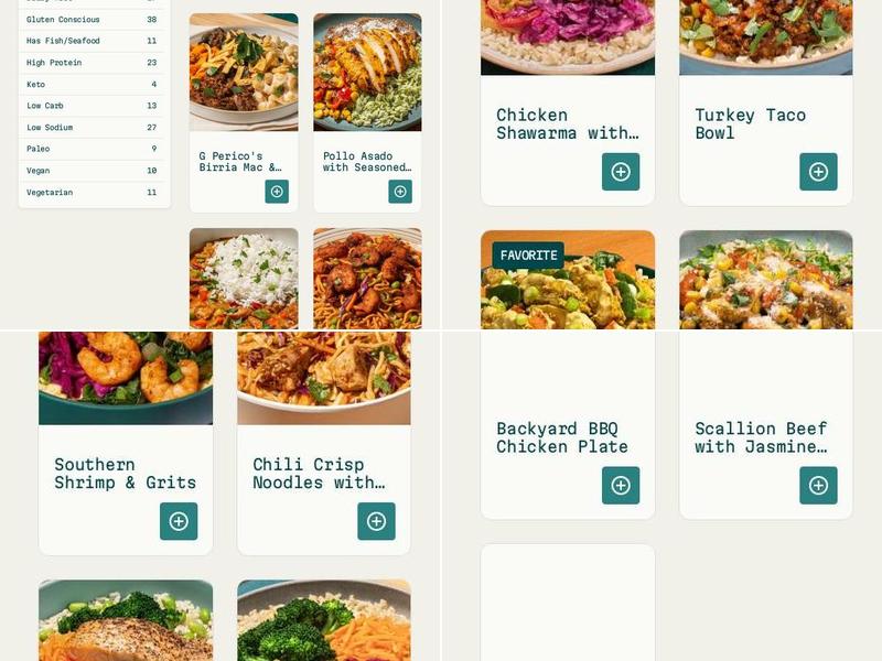 Everytable Menu