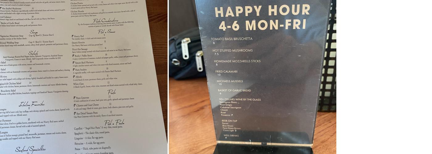 Marchitelli's Cucina Italiana Menu