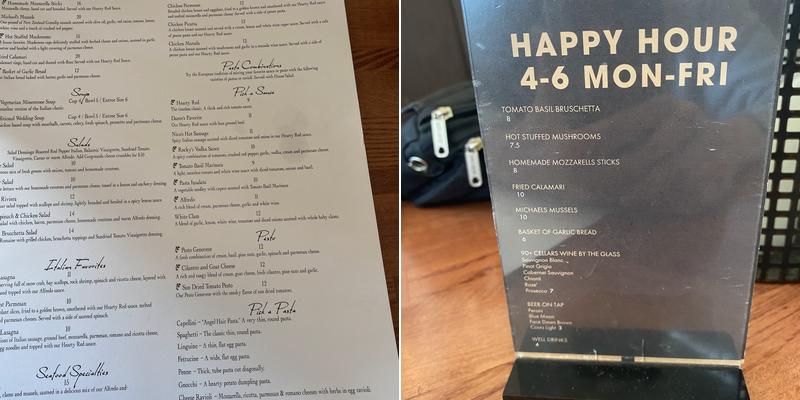 Marchitelli's Cucina Italiana Menu