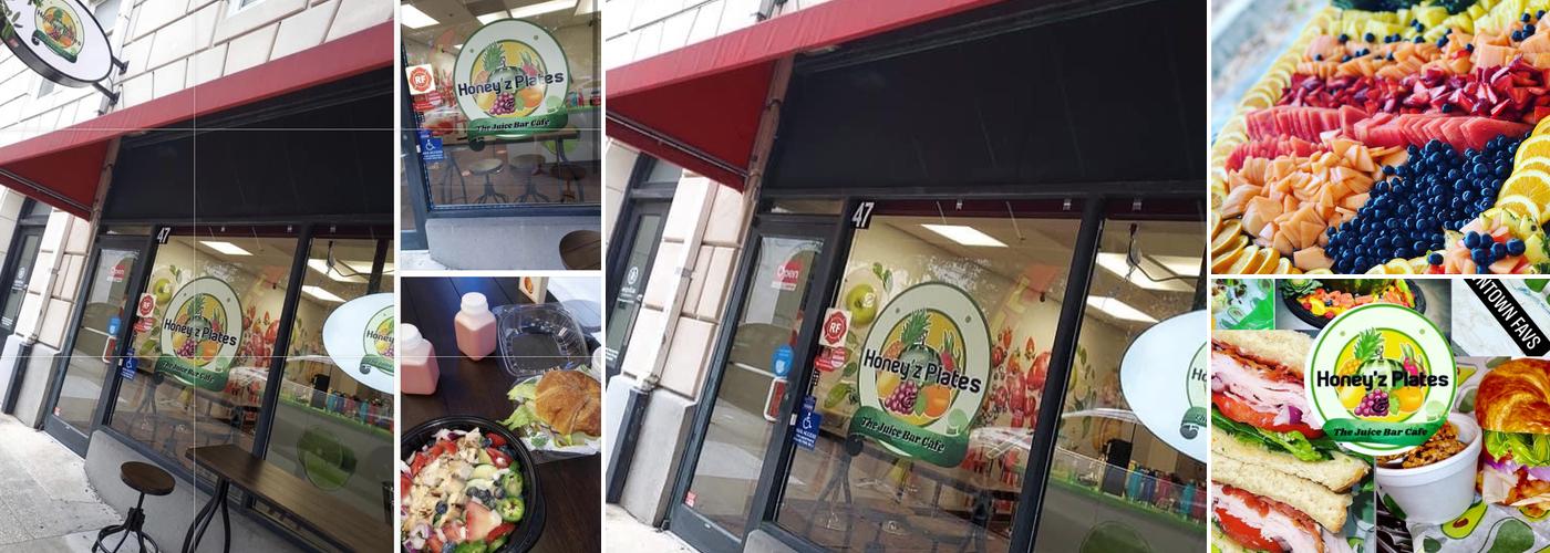 Honey’z Plates In The Juice Bar Cafe