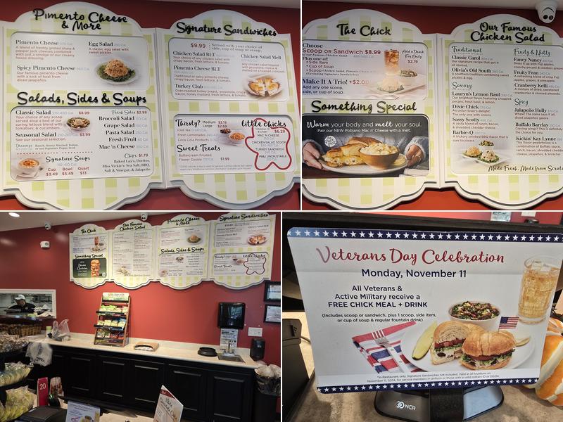 Chicken Salad Chick Menu