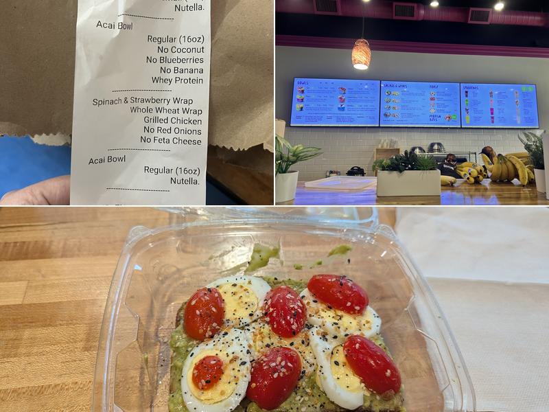 Bahia Bowls Downtown Menu