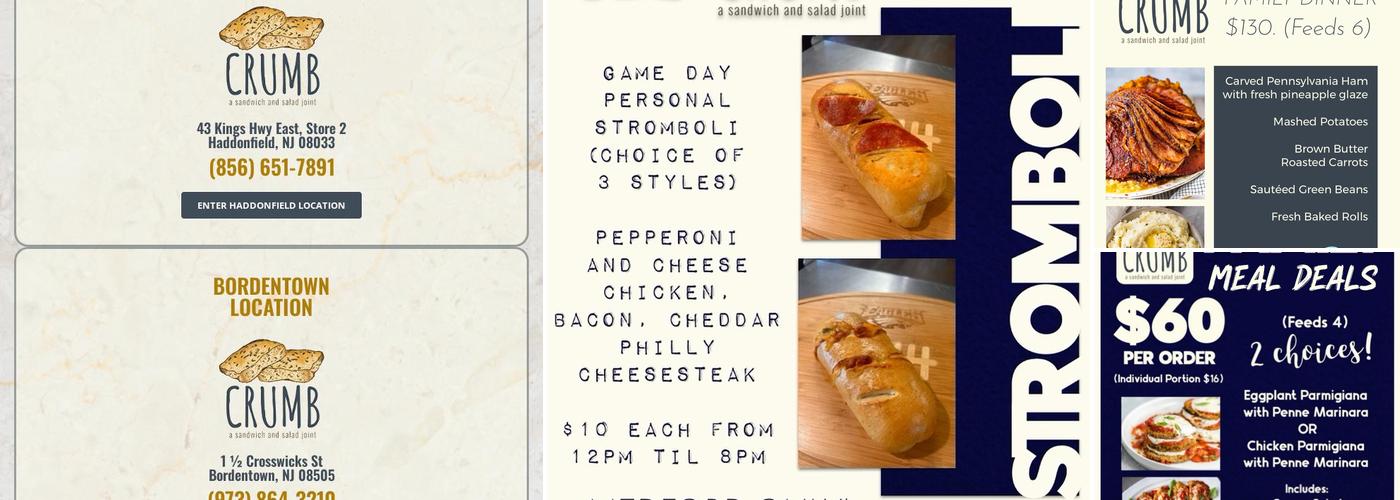Crumb Menu