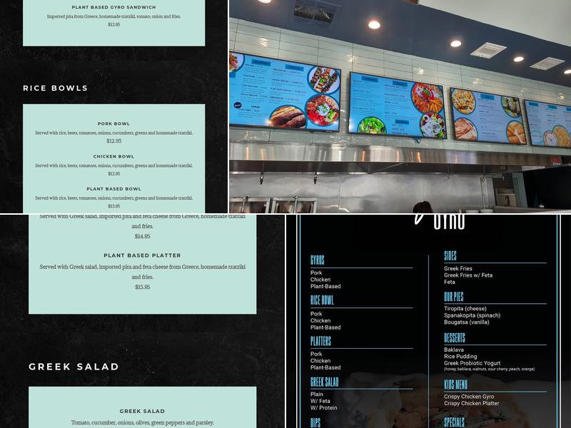 Efi's Gyro Menu