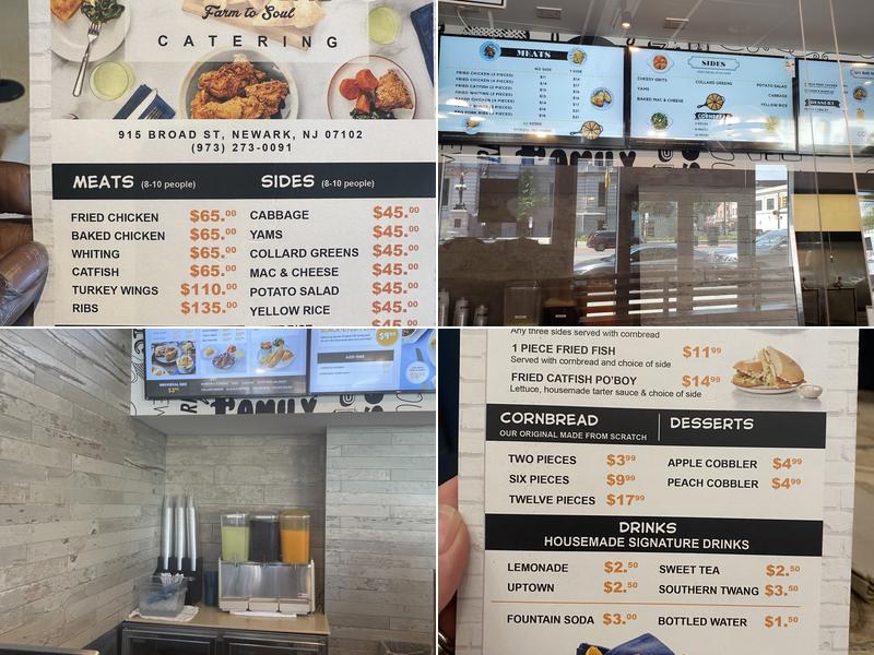 Cornbread Newark Menu