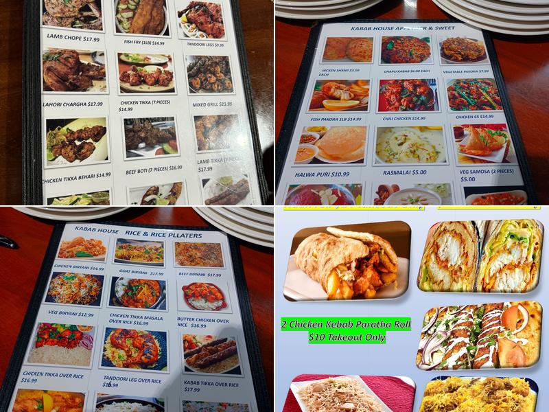 KABAB HOUSE Menu