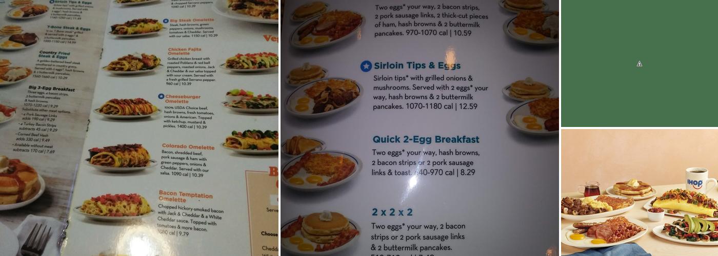 IHOP Menu