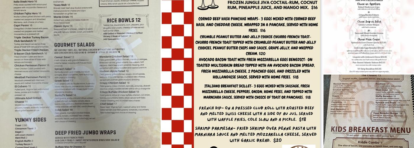 The Village Pancake Factory Menu