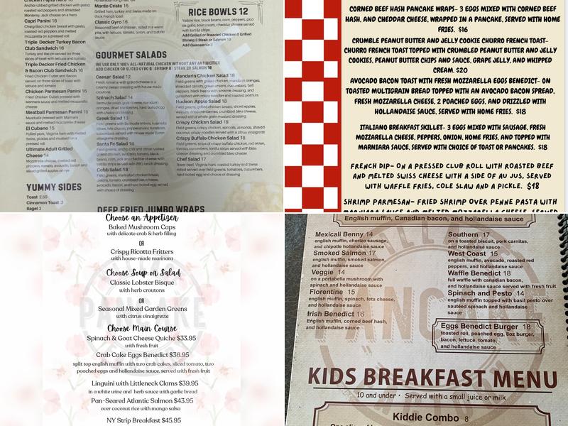 The Village Pancake Factory Menu