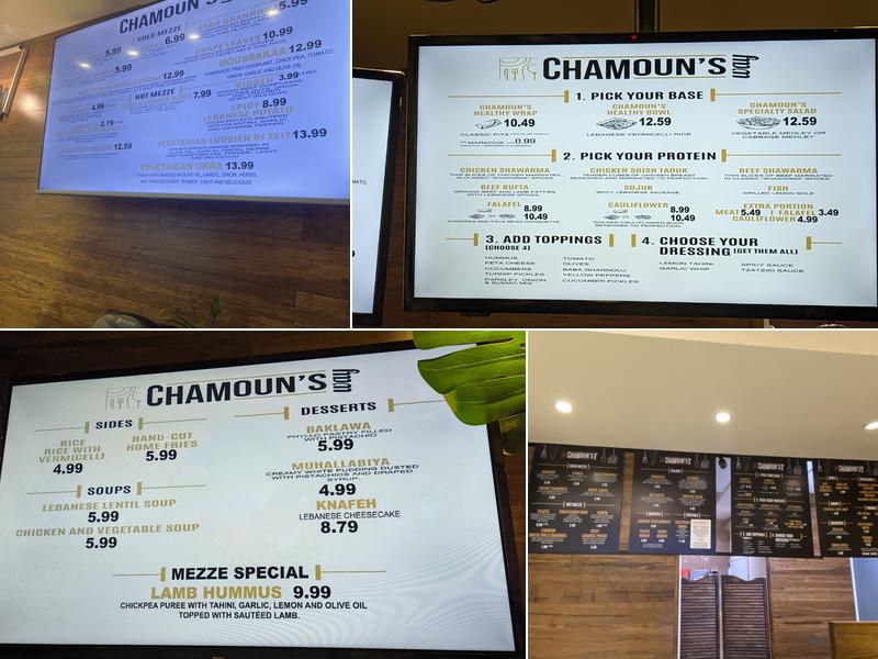 CHAMOUN'S WAY Menu