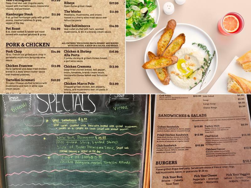 The Brick House Menu