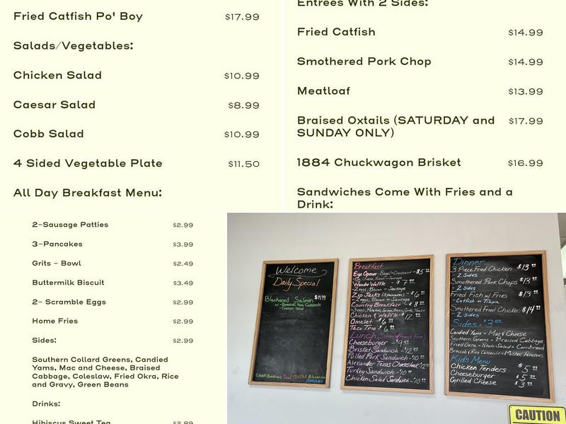 Zippliners Kitchen Menu