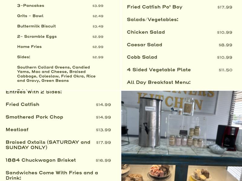 Zippliners Kitchen Menu