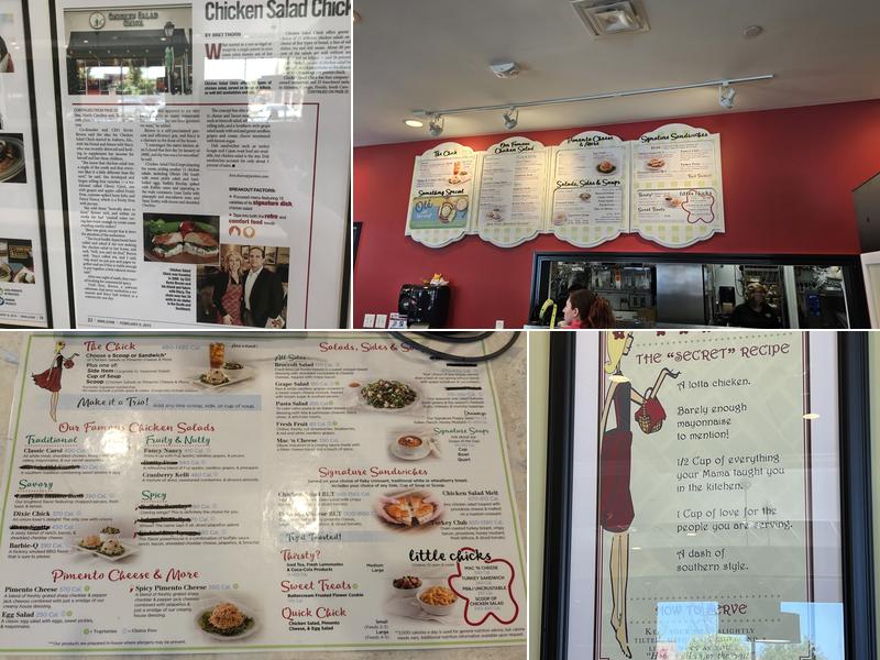 Chicken Salad Chick Menu