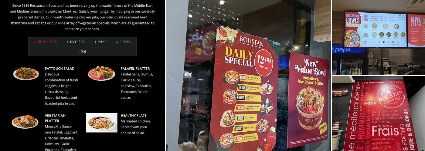 Boustan Restaurant Menu