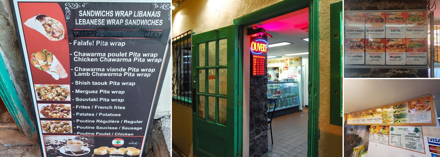 Restaurant Liban Menu